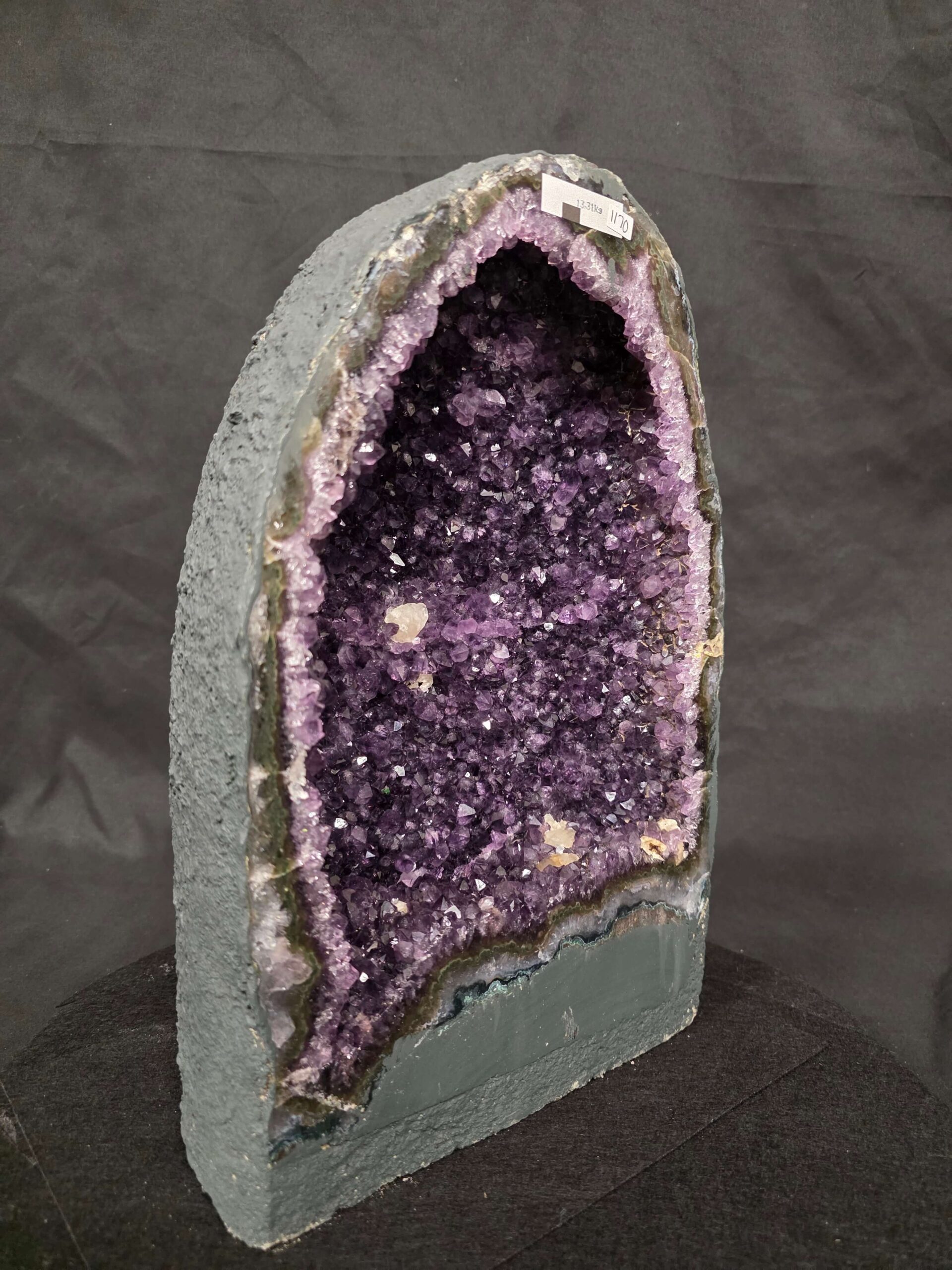 Amethyst Crystal Geode 1170 Premium Queen Grade 13.31kg H36xW24xD12cm - Image 3