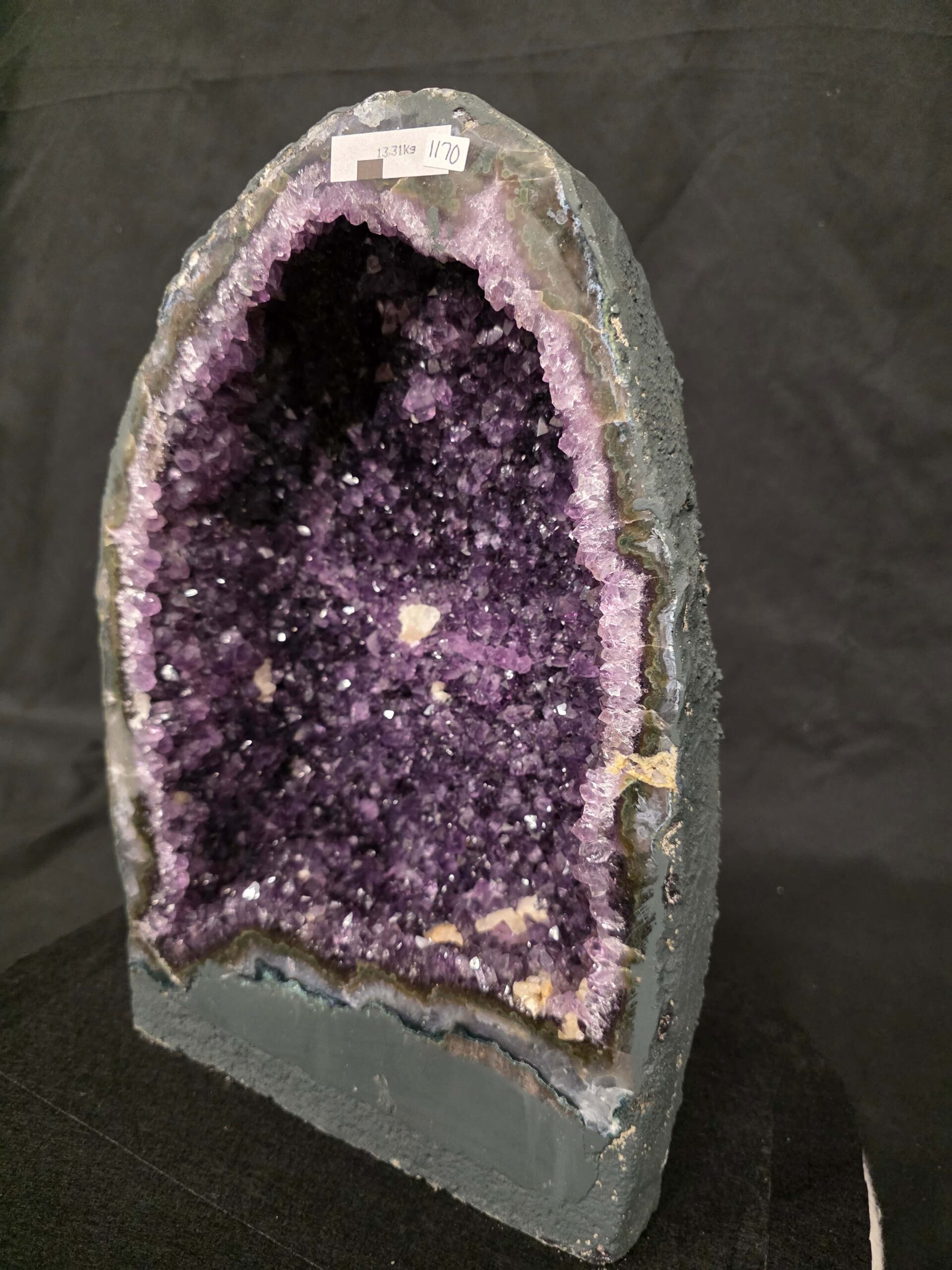 Amethyst Crystal Geode 1170 Premium Queen Grade 13.31kg H36xW24xD12cm - Image 4