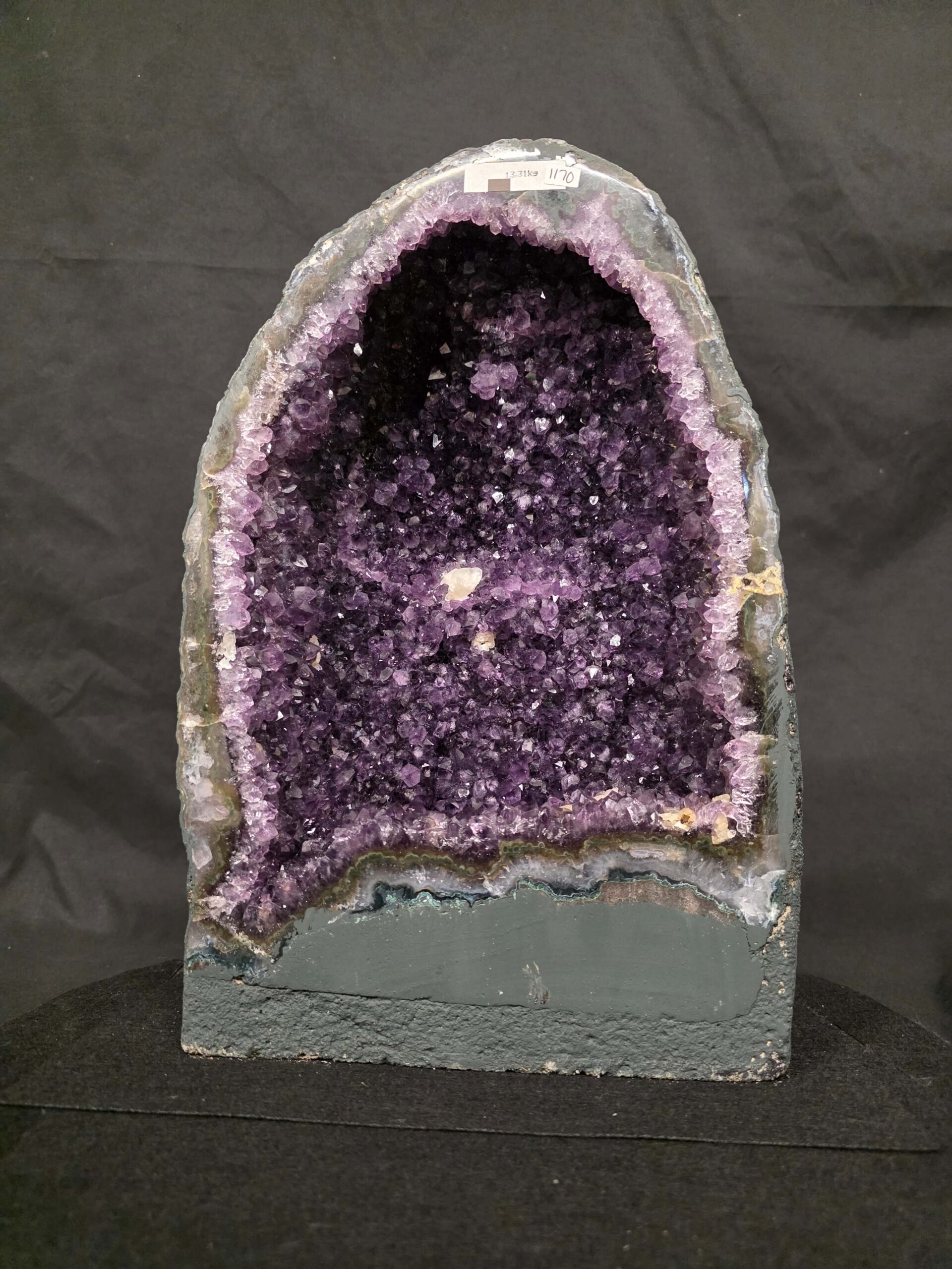 Amethyst Crystal Geode 1170 Premium Queen Grade 13.31kg H36xW24xD12cm - Image 10
