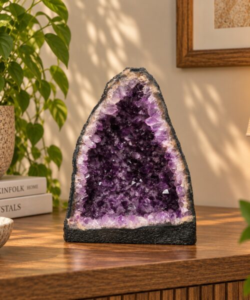 Amethyst Crystal Geode 1173 Premium Queen Grade 13.11kg H37xW28xD16cm