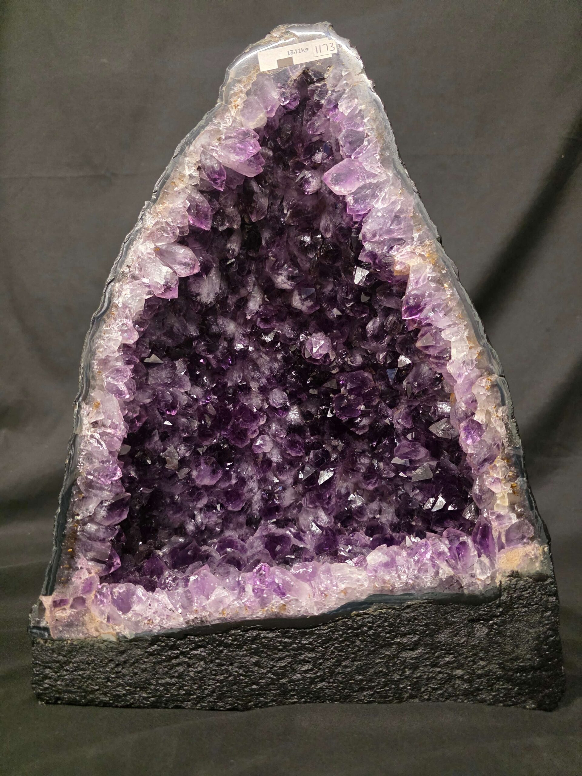 Amethyst Crystal Geode 1173 Premium Queen Grade 13.11kg H37xW28xD16cm - Image 11