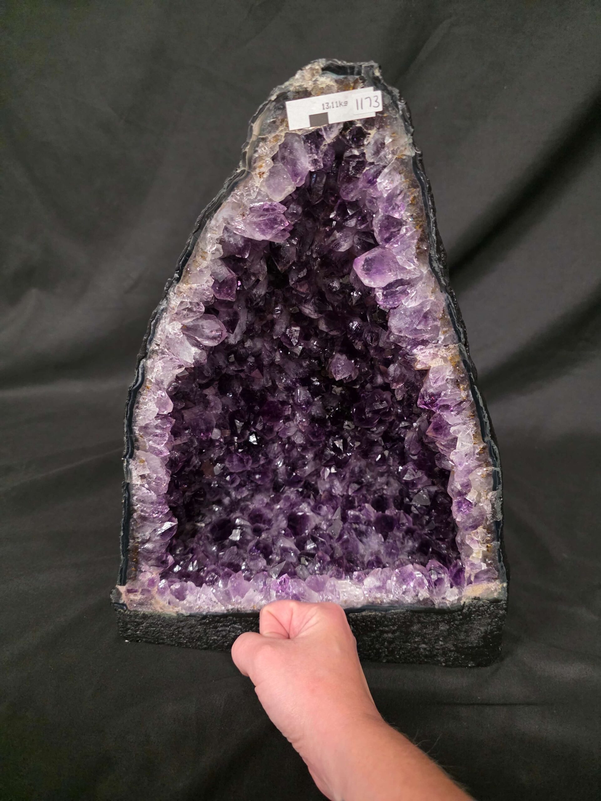 Amethyst Crystal Geode 1173 Premium Queen Grade 13.11kg H37xW28xD16cm - Image 5