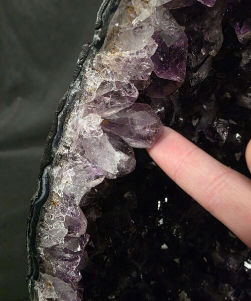 Amethyst Crystal Geode 1173 Premium Queen Grade 13.11kg H37xW28xD16cm - Image 10