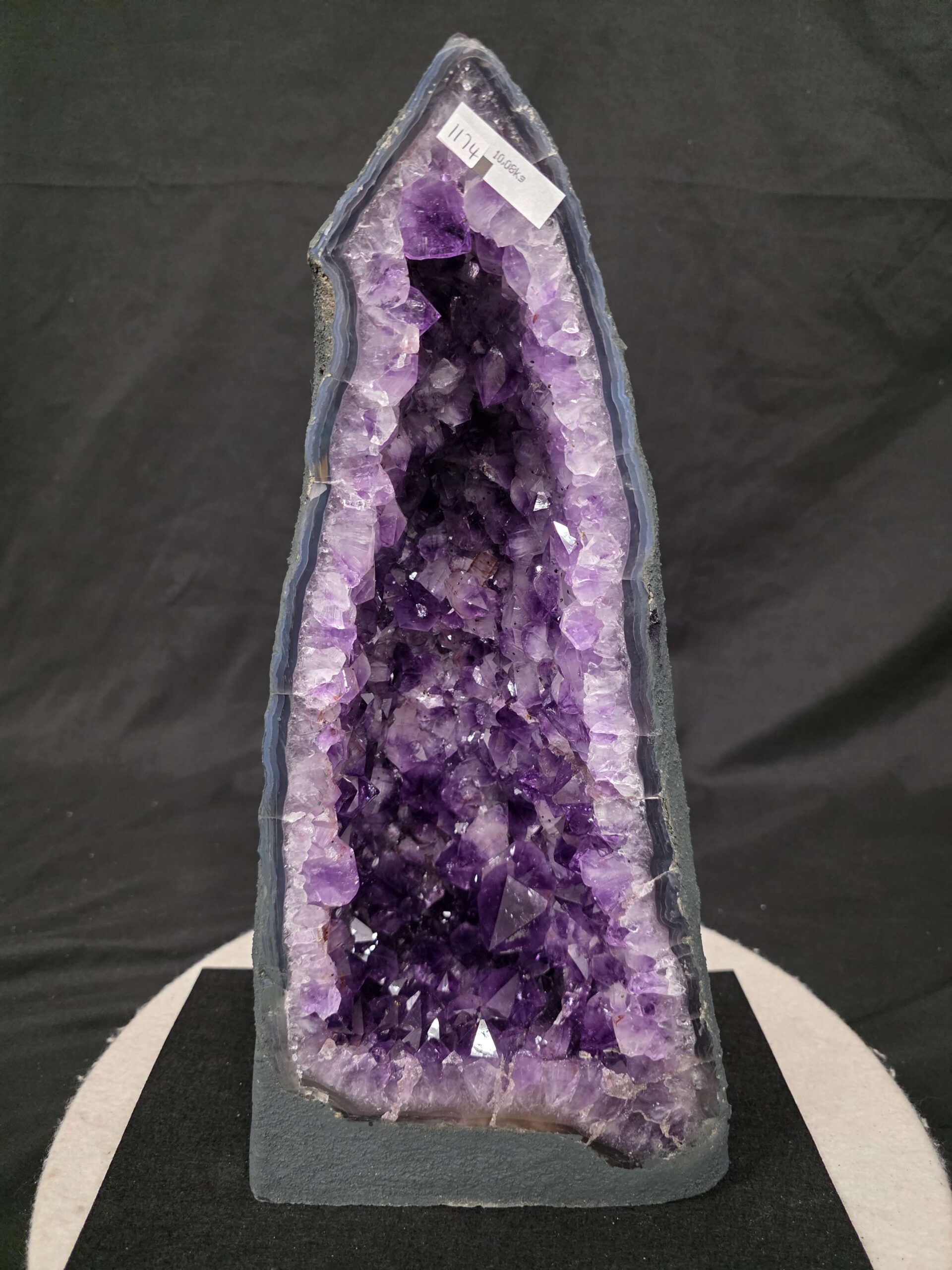 Amethyst Crystal Geode 1174 Premium Queen Grade 10.08kg H42xW19xD12cm - Image 2