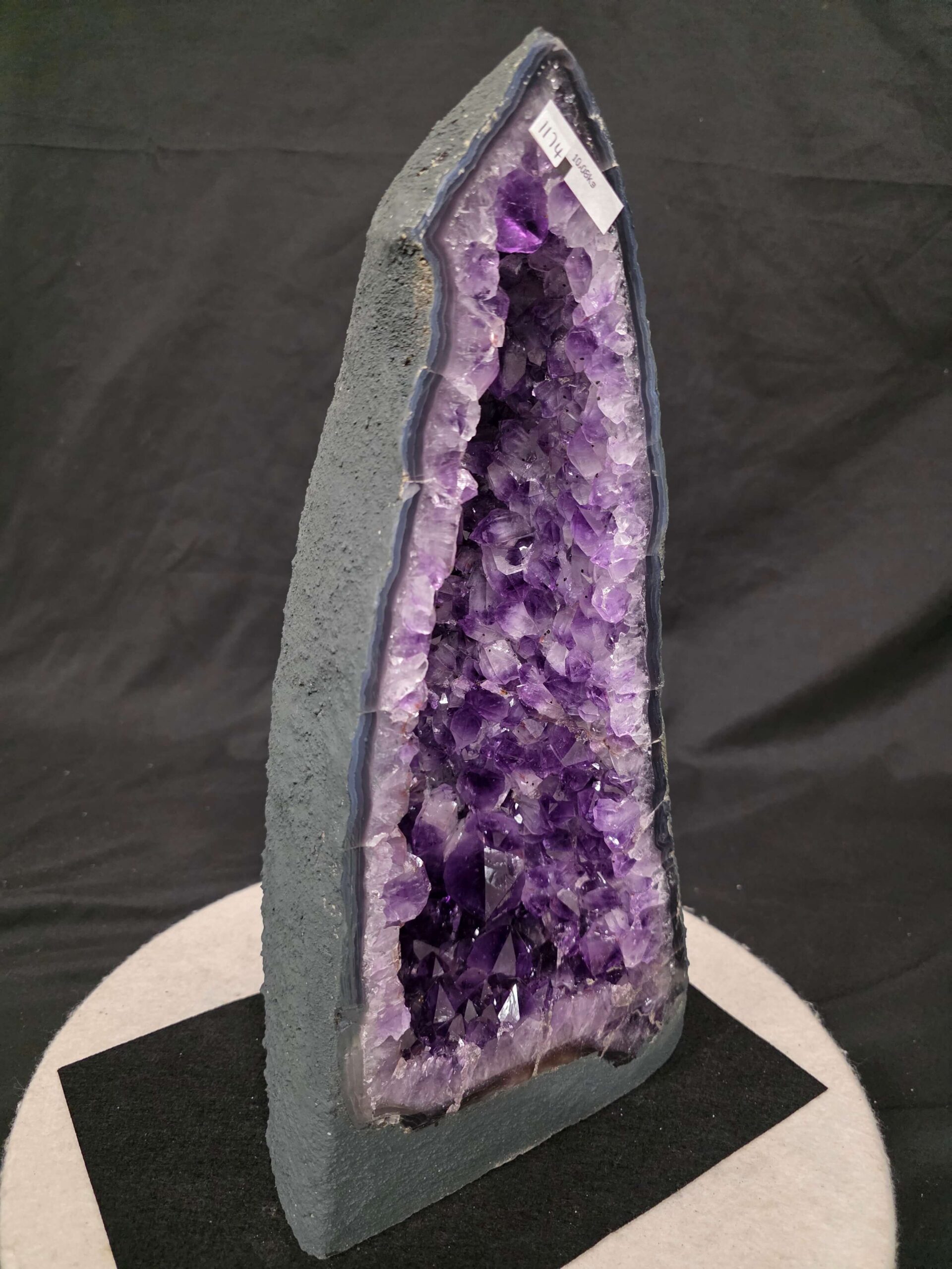 Amethyst Crystal Geode 1174 Premium Queen Grade 10.08kg H42xW19xD12cm - Image 3