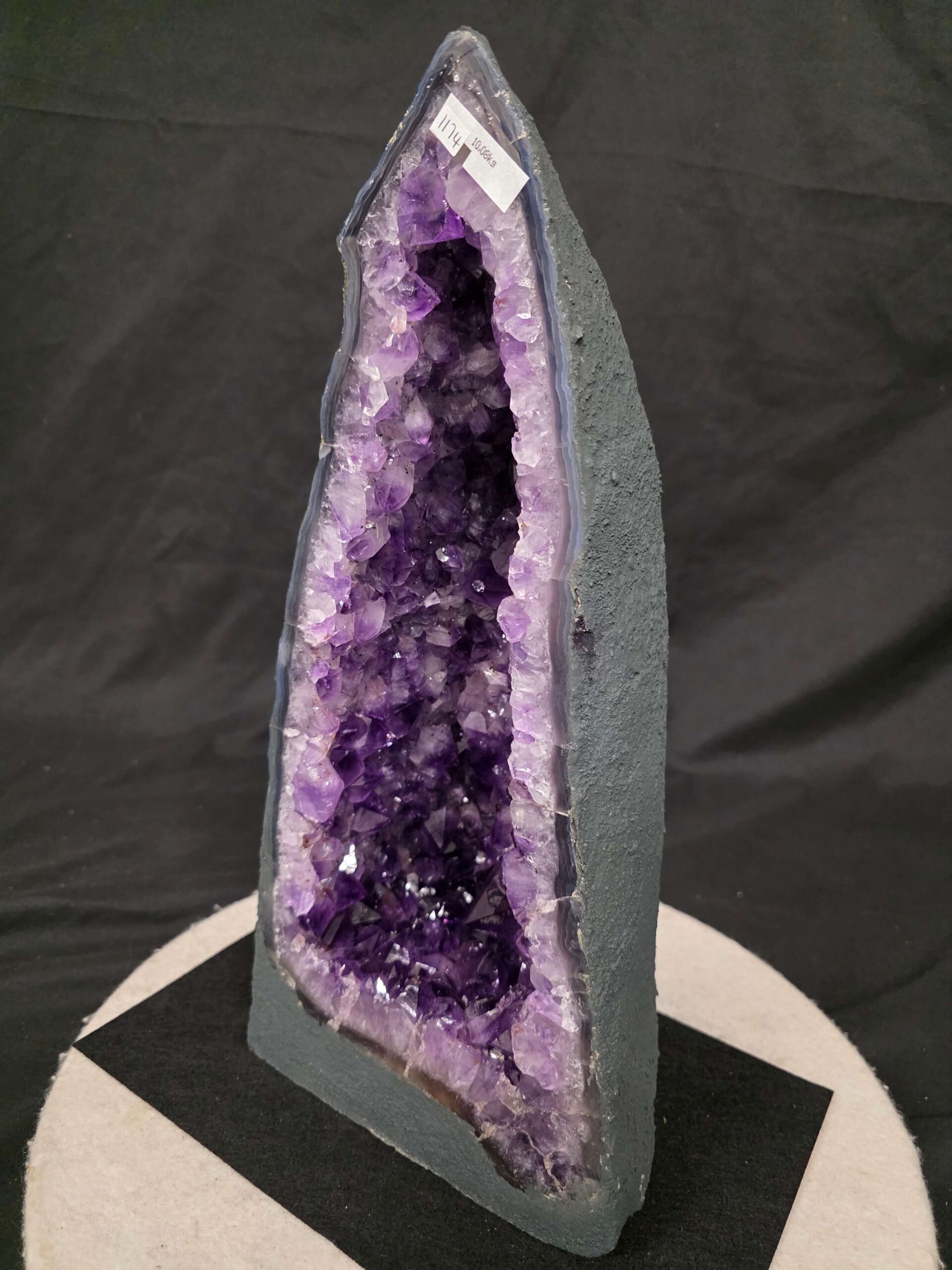 Amethyst Crystal Geode 1174 Premium Queen Grade 10.08kg H42xW19xD12cm - Image 4
