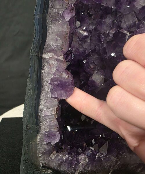 Amethyst Crystal Geode 1174 Premium Queen Grade 10.08kg H42xW19xD12cm - Image 9