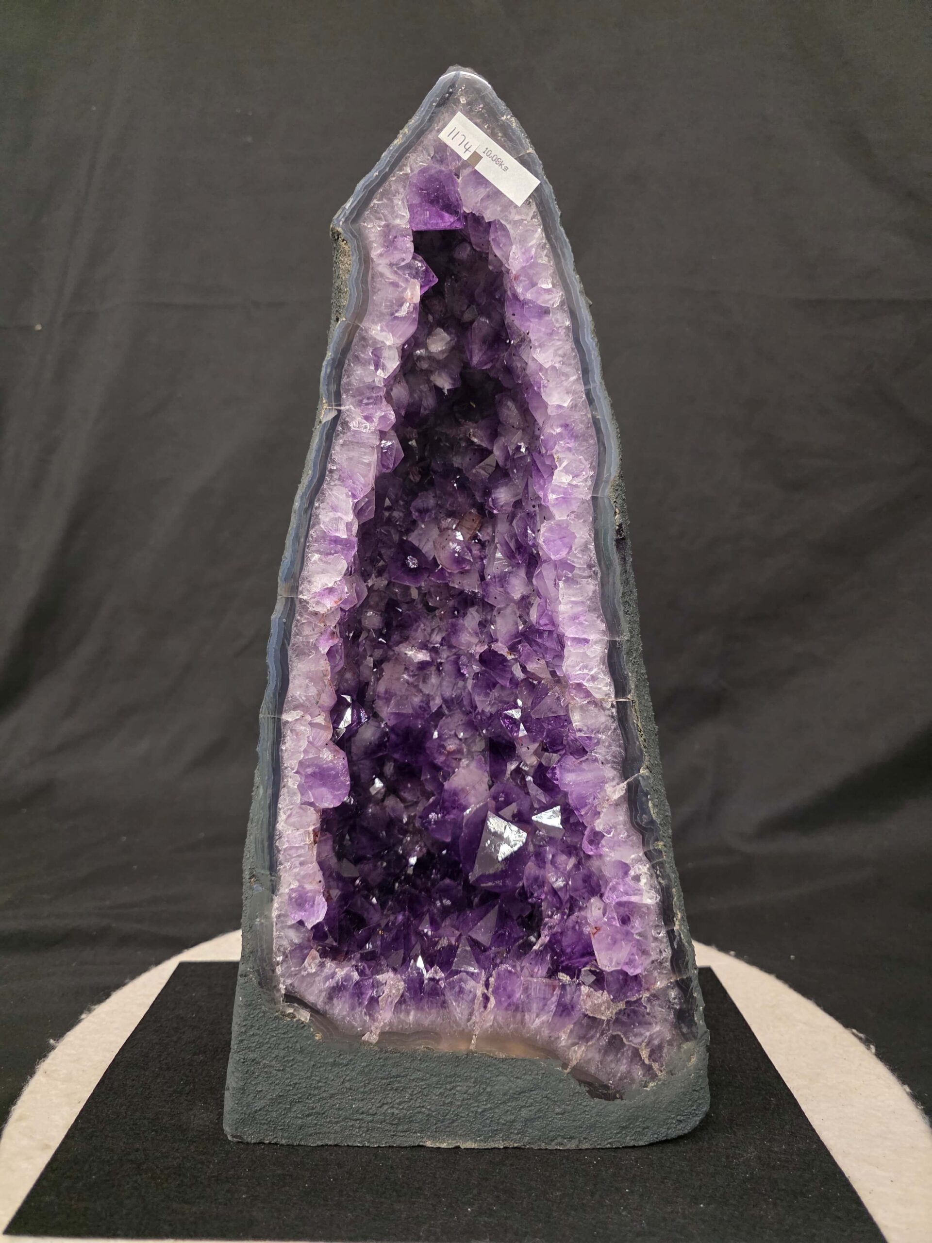 Amethyst Crystal Geode 1174 Premium Queen Grade 10.08kg H42xW19xD12cm - Image 10