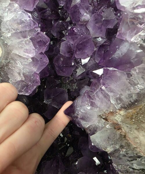 Tall Amethyst Crystal Geode 1176 Premium Queen Grade 14.79kg H47xW21xD11cm - Image 8
