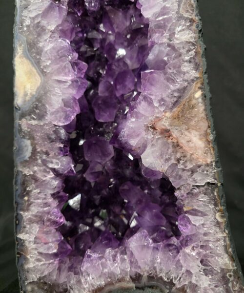 Tall Amethyst Crystal Geode 1176 Premium Queen Grade 14.79kg H47xW21xD11cm - Image 10