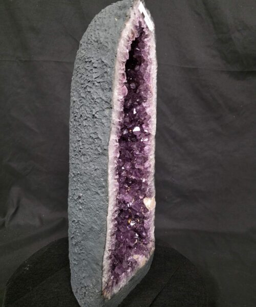 Tall Amethyst Crystal Geode 1177 Premium Queen Grade 12.63kg H50xW18xD13cm - Image 3