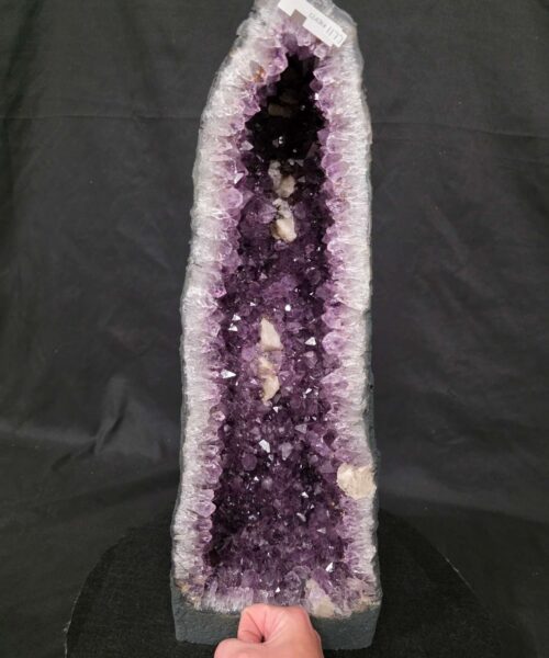 Tall Amethyst Crystal Geode 1177 Premium Queen Grade 12.63kg H50xW18xD13cm - Image 5