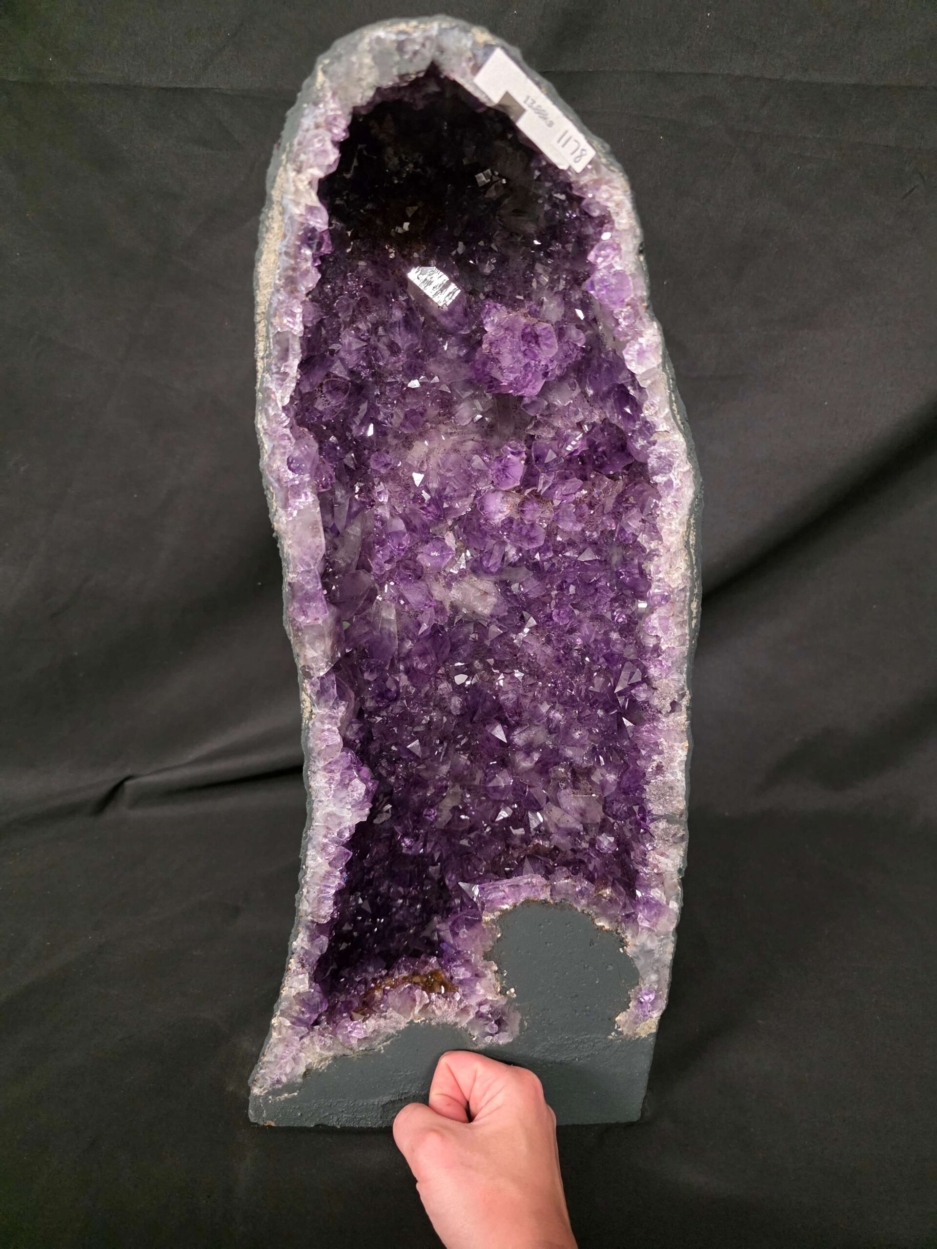 Tall Amethyst Crystal Geode 1178 Premium Queen Grade 13.88kg H51xW22xD15cm - Image 6