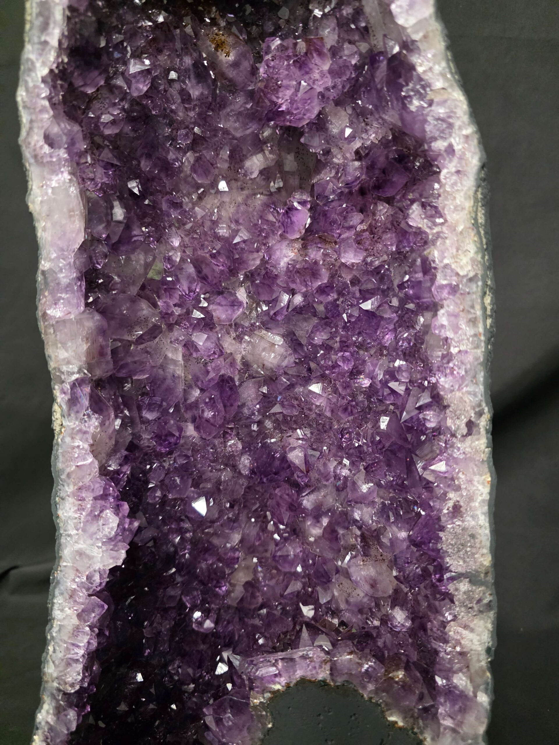 Tall Amethyst Crystal Geode 1178 Premium Queen Grade 13.88kg H51xW22xD15cm - Image 8