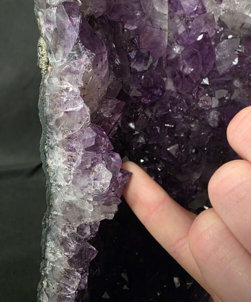 Tall Amethyst Crystal Geode 1178 Premium Queen Grade 13.88kg H51xW22xD15cm - Image 10