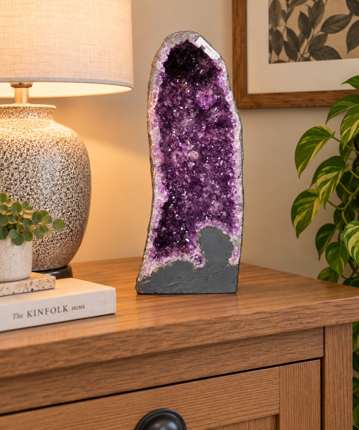 Tall Amethyst Crystal Geode 1178 Premium Queen Grade 13.88kg H51xW22xD15cm
