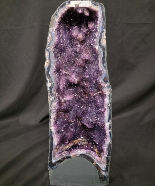 Alternative view of Tall Amethyst Crystal Geode 1179 Premium Queen Grade 12.37kg H49xW18xD17cm