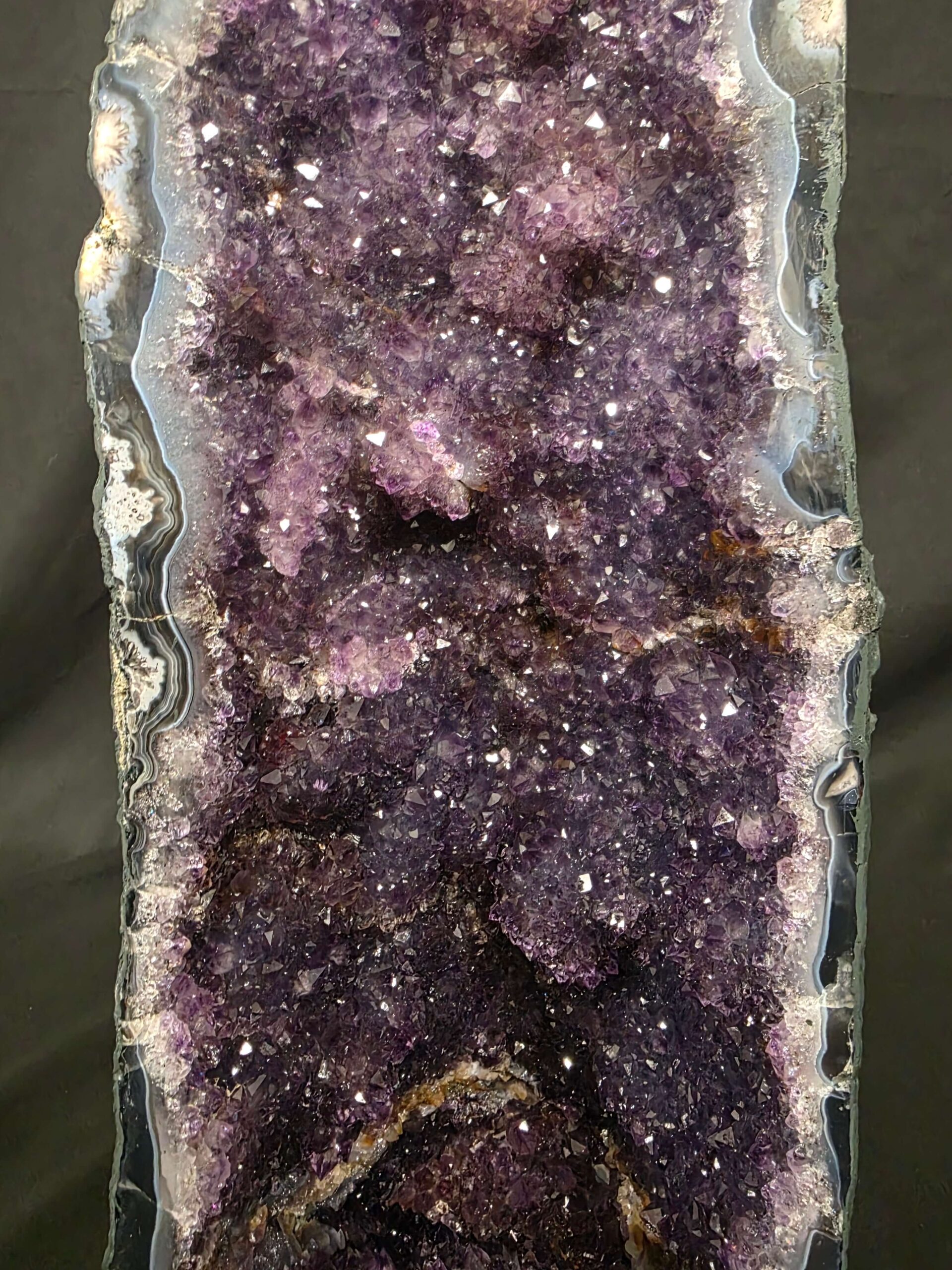 Tall Amethyst Crystal Geode 1179 Premium Queen Grade 12.37kg H49xW18xD17cm - Image 8