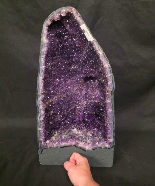 Tall Amethyst Crystal Geode 1180 Premium Queen Grade 14.59kg H47xW24xD16cm - Image 7