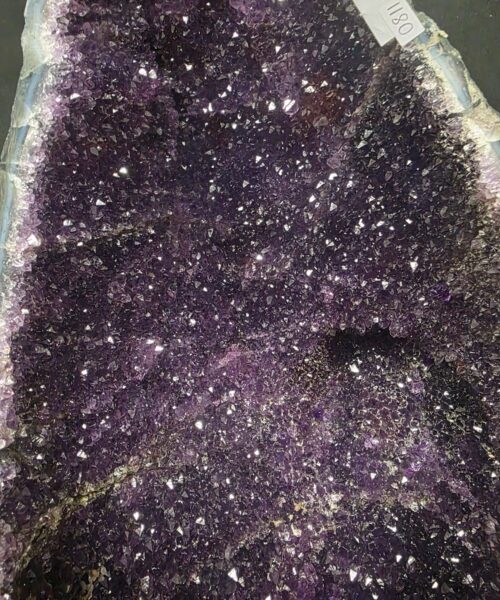 Tall Amethyst Crystal Geode 1180 Premium Queen Grade 14.59kg H47xW24xD16cm - Image 5