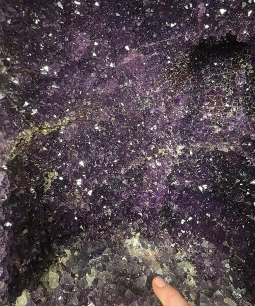 Tall Amethyst Crystal Geode 1180 Premium Queen Grade 14.59kg H47xW24xD16cm - Image 2