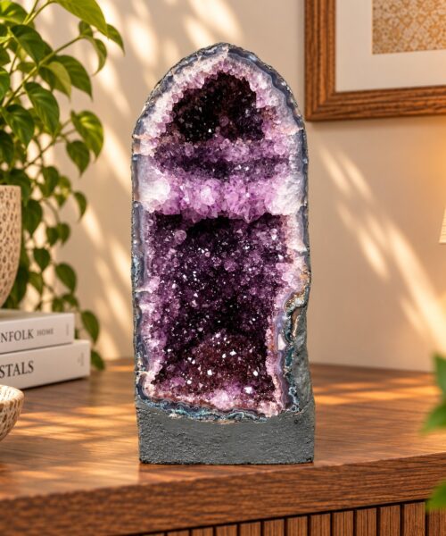 Amethyst Crystal Geode 1181 Premium Queen Grade 12.22kg H42xW19xD18cm