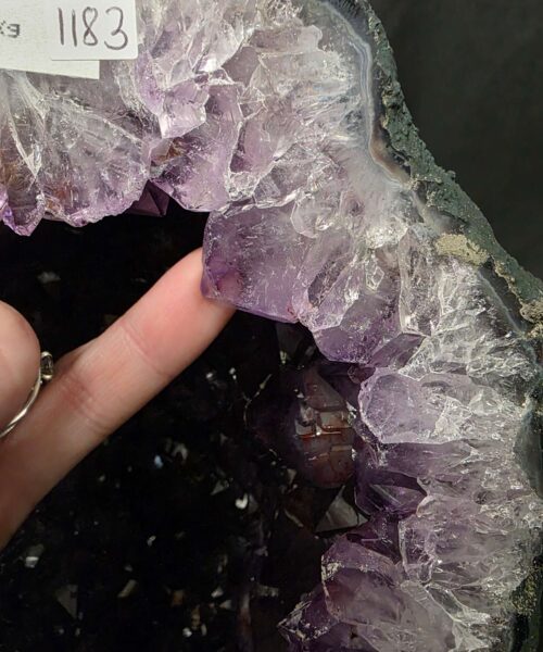 Amethyst Crystal Geode 1183 Premium Queen Grade 17.4kg H41xW20xD14cm - Image 11