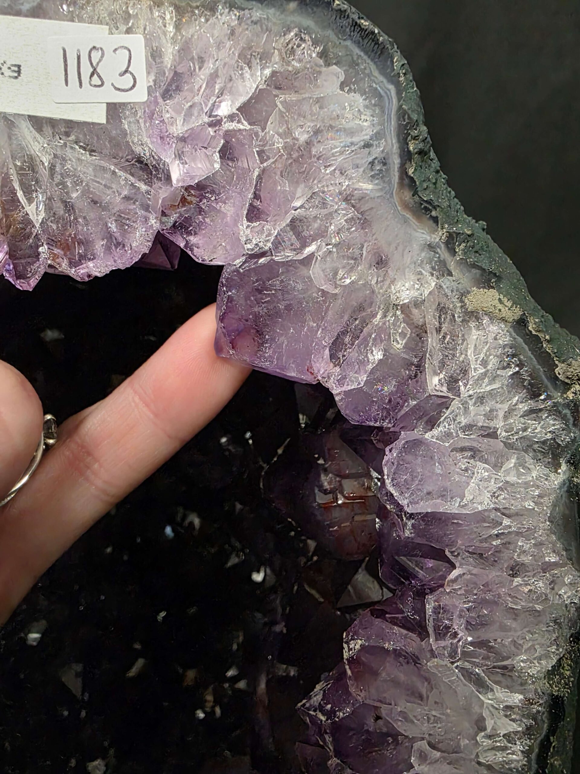 Amethyst Crystal Geode 1183 Premium Queen Grade 17.4kg H41xW20xD14cm - Image 11