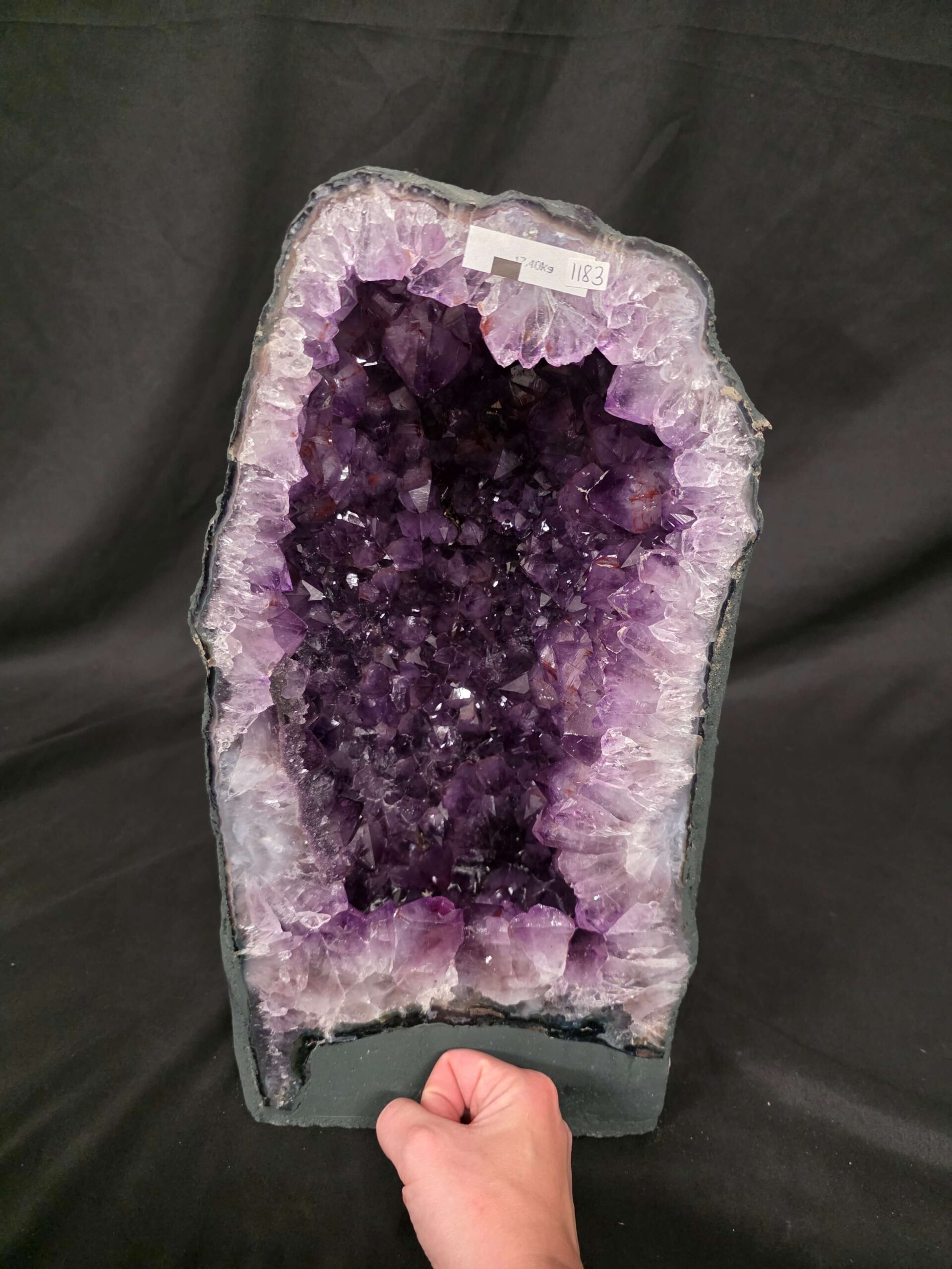 Amethyst Crystal Geode 1183 Premium Queen Grade 17.4kg H41xW20xD14cm - Image 5