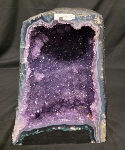 Alternative view of Amethyst Crystal Geode 1184 Premium Queen Grade 18.41kg H38xW29xD17cm