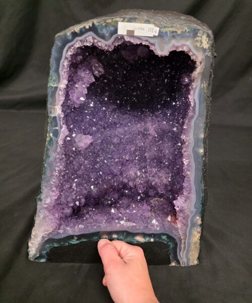 Amethyst Crystal Geode 1184 Premium Queen Grade 18.41kg H38xW29xD17cm - Image 5