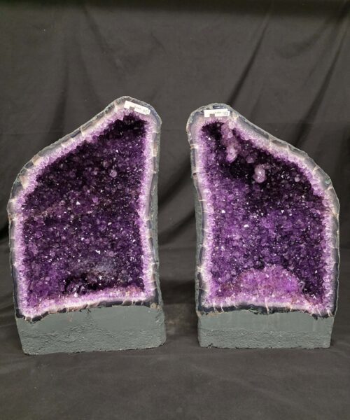 Amethyst Crystal Geode PAIR 1187 & 1188 Premium Queen Grade 18kg each - H45xW26xD16cm - Image 11