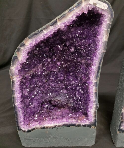 Amethyst Crystal Geode PAIR 1187 & 1188 Premium Queen Grade 18kg each - H45xW26xD16cm - Image 3
