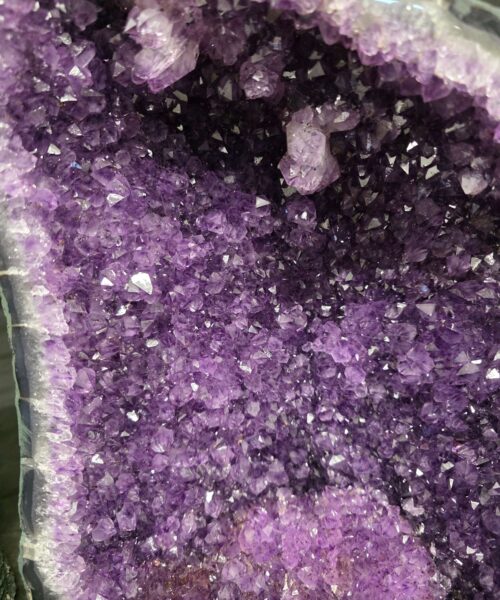 Amethyst Crystal Geode PAIR 1187 & 1188 Premium Queen Grade 18kg each - H45xW26xD16cm - Image 10