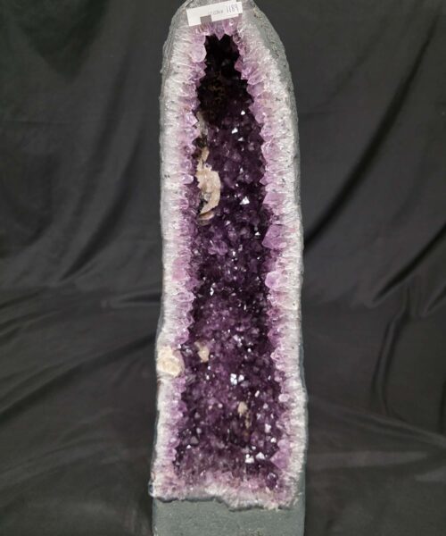 Tall Amethyst Crystal Geode 1189 Premium Queen Grade 17.03kg H59xW19xD13cm - Image 2