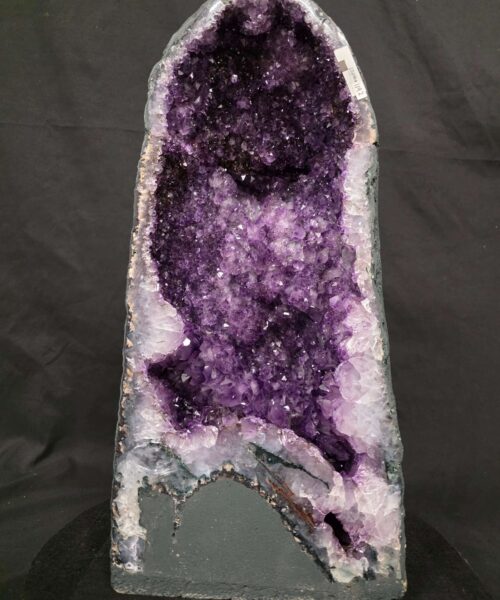 Tall Amethyst Crystal Geode 1192 Premium Queen Grade 23.24kg H49xW23xD21cm - Image 11