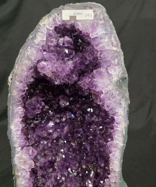 Tall Amethyst Crystal Geode 1193 Premium Queen Grade 20.96kg H59xW23xD17cm - Image 5