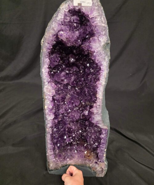 Tall Amethyst Crystal Geode 1193 Premium Queen Grade 20.96kg H59xW23xD17cm - Image 9