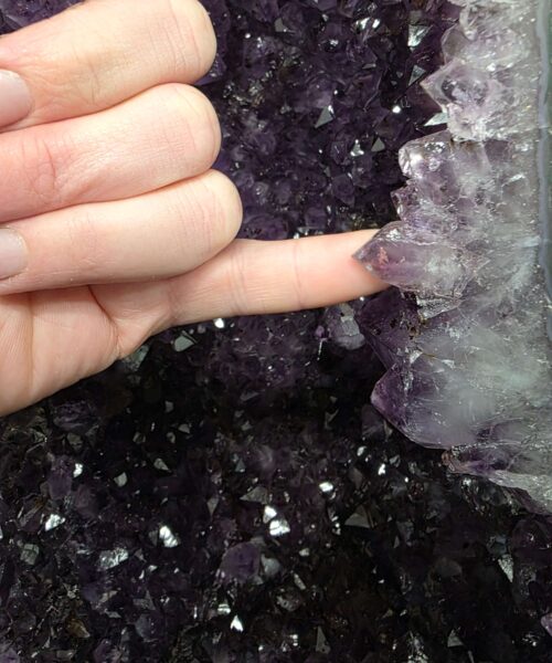 Tall Amethyst Crystal Geode 1193 Premium Queen Grade 20.96kg H59xW23xD17cm - Image 10
