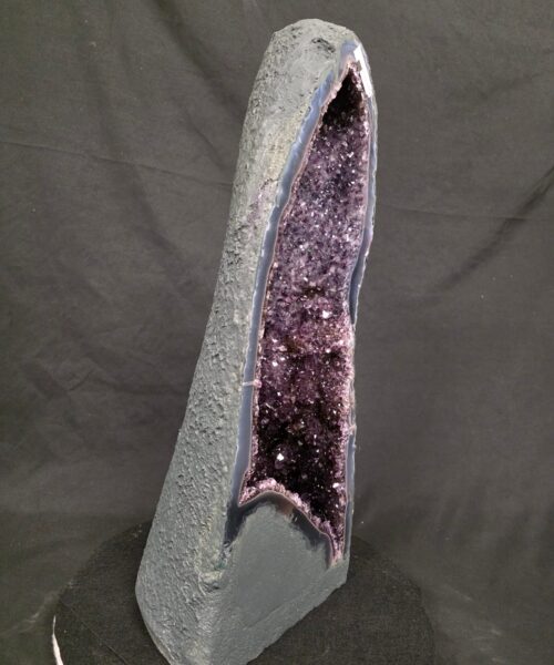 Tall Amethyst Crystal Geode 1194 Premium Queen Grade 19.28kg H58xW23xD18cm - Image 3