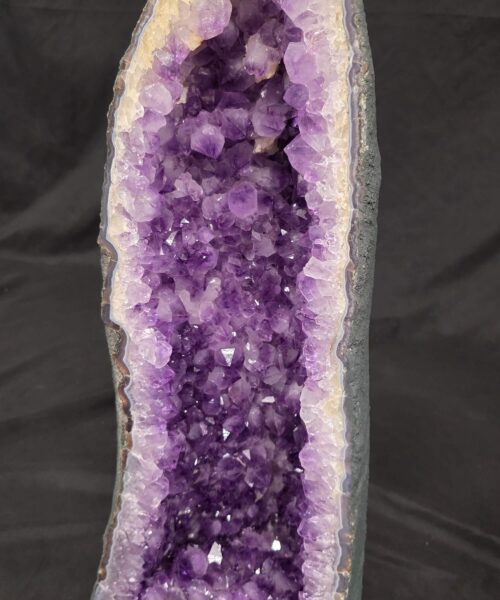 Tall Amethyst Crystal Geode 1195 Premium Queen Grade 19.84kg H62xW21xD15cm - Image 4