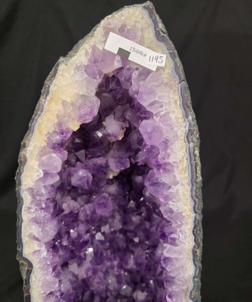 Tall Amethyst Crystal Geode 1195 Premium Queen Grade 19.84kg H62xW21xD15cm - Image 5
