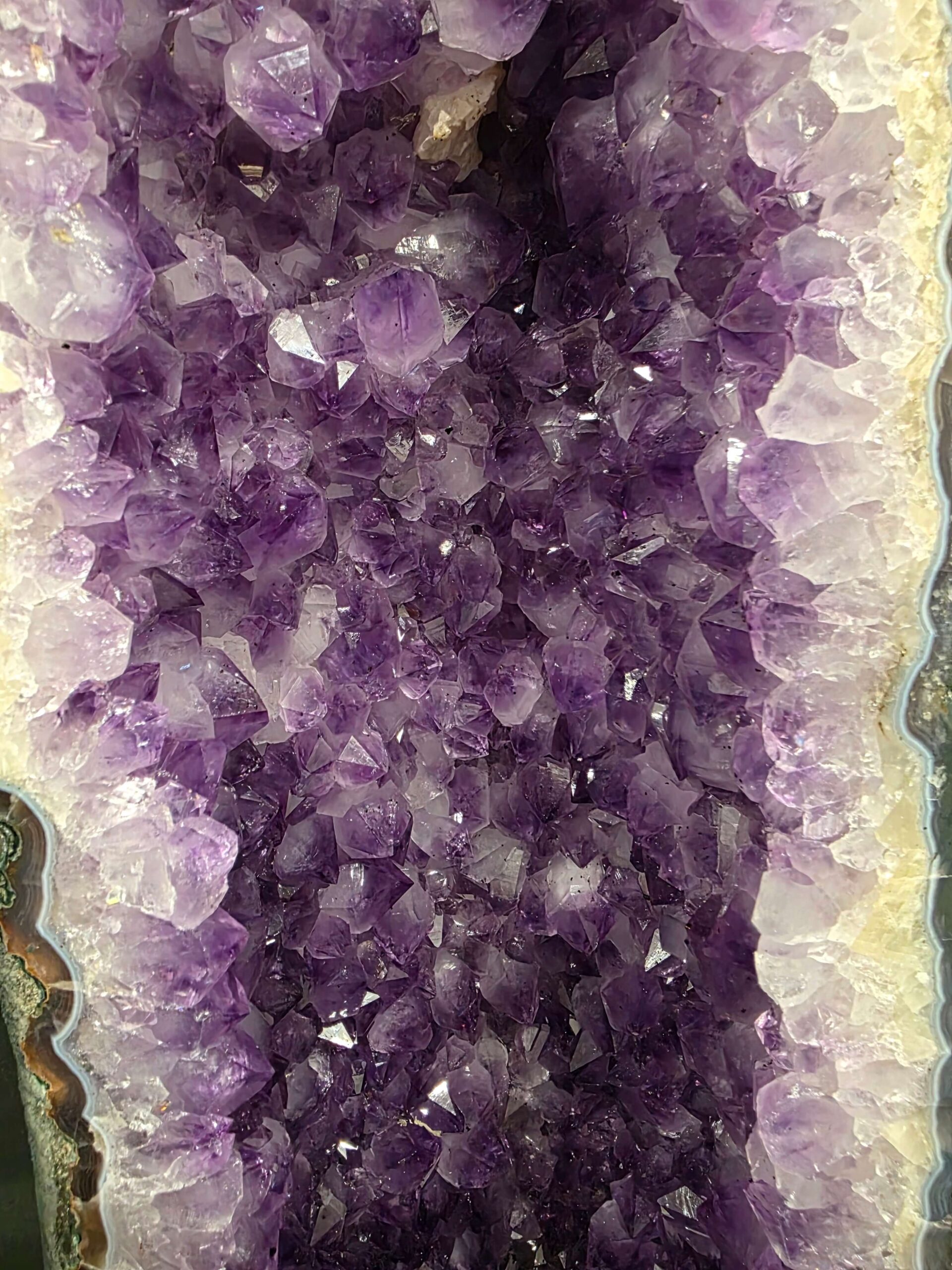 Tall Amethyst Crystal Geode 1195 Premium Queen Grade 19.84kg H62xW21xD15cm - Image 6