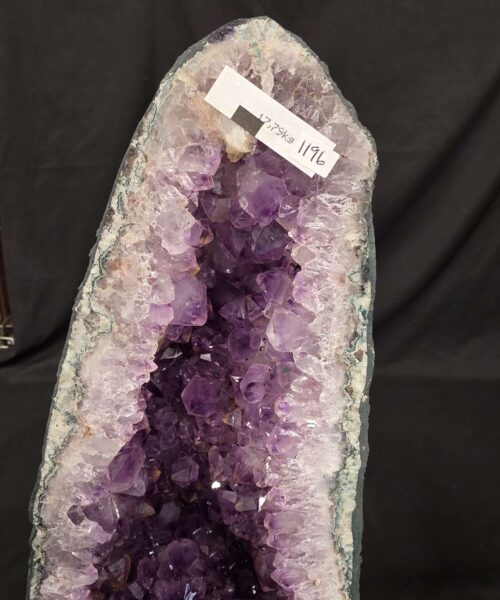 Amethyst Crystal Geode PAIR 1196 & 1197 Premium Queen Grade 17kg each - H65xW21xD15cm - Image 3