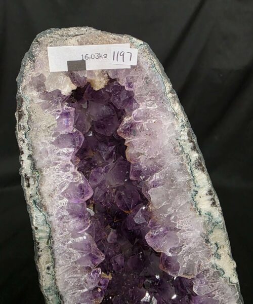 Amethyst Crystal Geode PAIR 1196 & 1197 Premium Queen Grade 17kg each - H65xW21xD15cm - Image 6