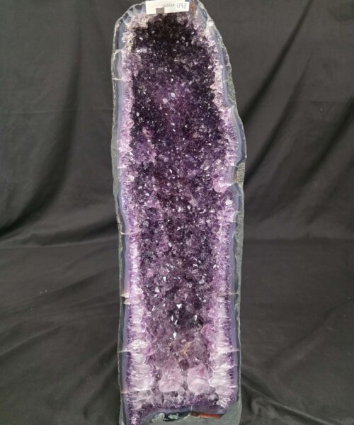 Tall Amethyst Crystal Geode 1198 Premium Queen Grade 20.01kg H59xW18xD20cm - Image 2