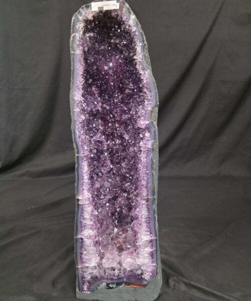 Tall Amethyst Crystal Geode 1198 Premium Queen Grade 20.01kg H59xW18xD20cm - Image 12