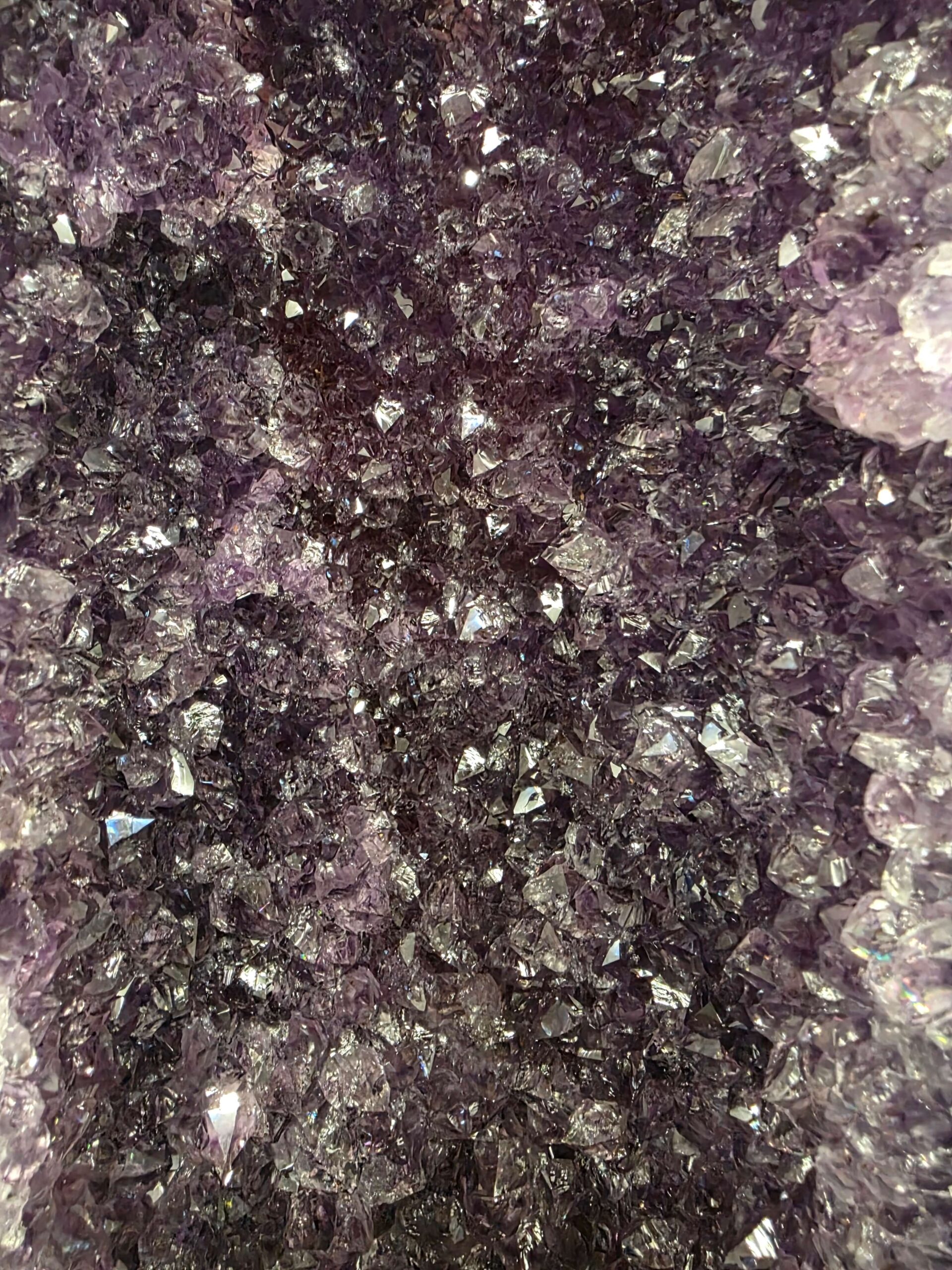 Tall Amethyst Crystal Geode 1198 Premium Queen Grade 20.01kg H59xW18xD20cm - Image 10