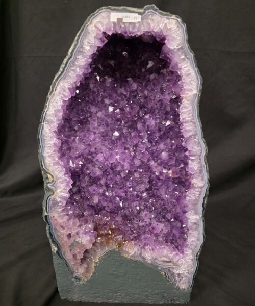 Alternative view of Tall Amethyst Crystal Geode 1199 Premium Queen Grade 25.38kg H50xW28xD17cm