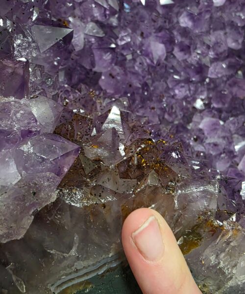 Tall Amethyst Crystal Geode 1199 Premium Queen Grade 25.38kg H50xW28xD17cm - Image 12